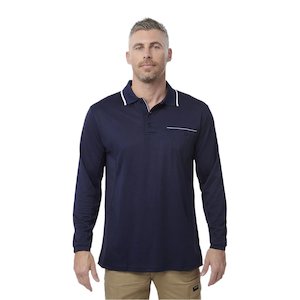 Work clothing: King Gee Workcool Long Sleeve Polo Shirt (K69790)