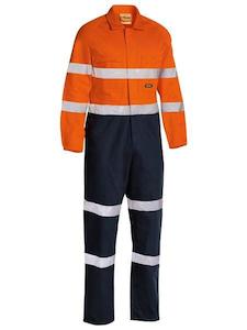 Bisley Taped Hi Vis Drill Coverall - (BC6357T)