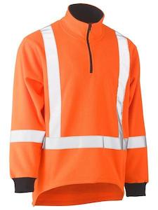 Bisley Ttmc-w X Taped Hi Vis Fleece Pullover (BK6249XT)