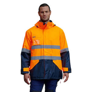 King Gee Originals Waterproof Hi-Vis Reflective Lightweight Jacket (K55200)