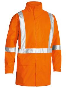 Bisley X Taped Hi Vis Rain Shell Jacket-(BJ6968T)