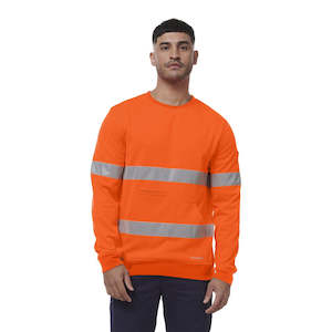 Work clothing: King Gee Reflective Crew Neck Fleece (K55059)