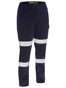 Work clothing: Bisley Women's Taped Biomotion Recycled Cargo Work Pant (BPCL6088T)