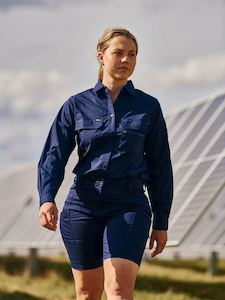 Work clothing: Bisley Women's X Airflow™ Stretch Ripstop Shirt (BL6490)