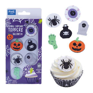 PME Halloween Edible Sugar Decorations - 6 Pkt