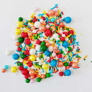 Rainbow Pearls & Jimmies Mix Sprinkles 80g