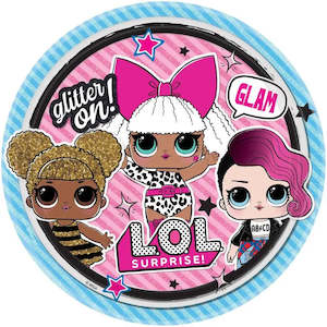 Event, recreational or promotional, management: LOL Surprise Together 4EVA Plates - Dinner 8 Pkt