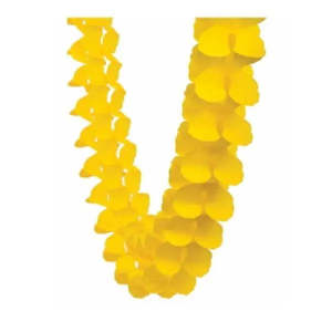 Five Star Yellow Honeycomb Garland - 4 Metres