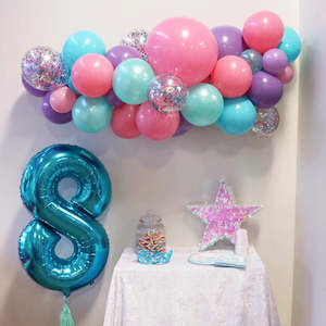 Candyfloss Balloon Garland by Pop Balloons