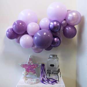 Amethyst Balloon Garland by Pop Balloons