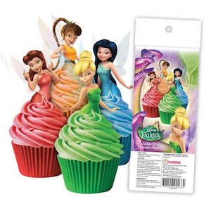 Disney Fairies Edible Wafer Cupcake Toppers - 16 Pkt