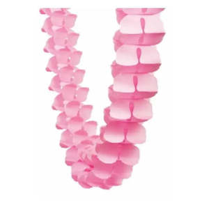 Five Star Classic Pink Honeycomb Garland - 4 Metres