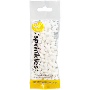 Wilton White Llama Sprinkles 28g