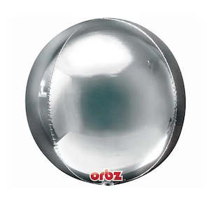 Silver Orbz Foil Balloon