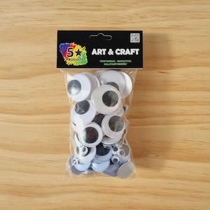 Googly Eyes - 100pcs in asstd sizes