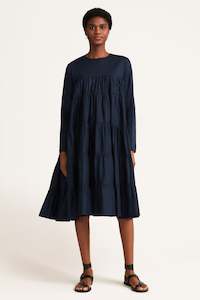 MERLETTE Essaouira Dress - Navy SzL