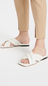 ANINE BING Eve Flat Sandals - Cream EU39