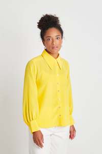 TWENTY SEVEN NAMES Aura Silk Shirt - Sunflower Sz8