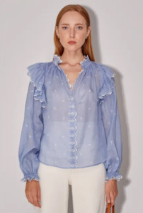 Second hand clothing: MAGALI PASCAL Ronja Shirt - Blue SzM