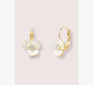 KATE SPADE Disco Pansy Drop Earrings