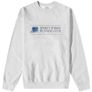 SPORTY & RICH 94 Running Club Logo Sweatshirt SzM