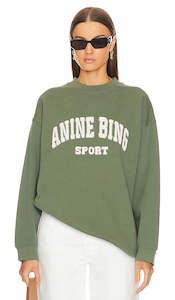 ANINE BING Sport Tyler Crewneck Artichoke - SzS