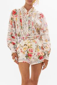 CAMILLA Blouson Sleeve Sew Yesterday Blouse SzM