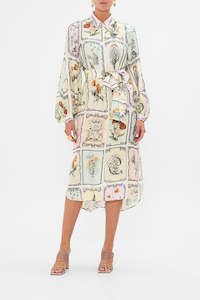 CAMILLA Letterpress Shirt Dress SzL