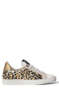 ZADIG ET VOLTAIRE - ZV1747 Metallic Wild Sneaker Gold LeopardEU40