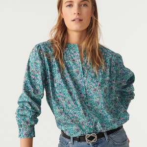 Second hand clothing: BA&SH Xala Shirt - Green SzL