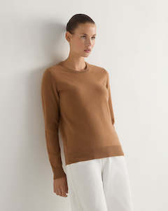 Second hand clothing: N PEAL Evie Classic Cashmere Jumper - Sahara SzM