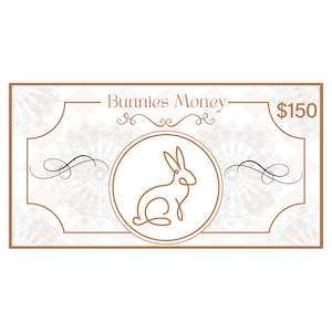 Bunnies Gift Card $150