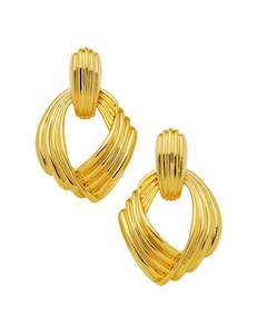 Amber Sceats Leif Earrings - Gold