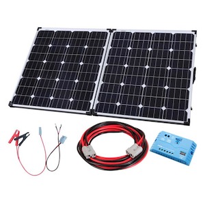 Powertech Folding Portable 160W Solar Panel Kit