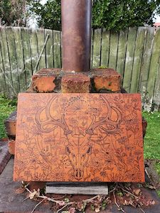 Stag Skull Vintage Box