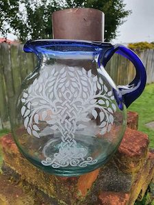 Celtic Glass Jug