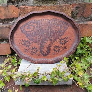 Vintage Mahogany Tray/Platter