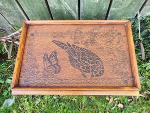 Vintage Oak Tray