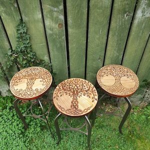 Three Funky Bar Stools