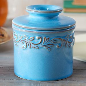 Bleu Clair Antique Butter Bell Crock (Light Blue)