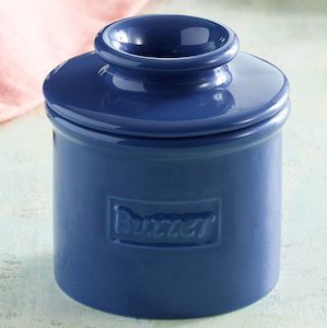 Royal Blue Cafe Retro Butter Bell Crock