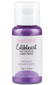 Catering: Edible Metallic Paint Bright Purple 15ml