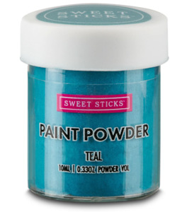 Edible Paint Powder Teal 10ml