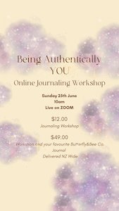 Being Authentically YOU - Live Journaling Workshop ✨