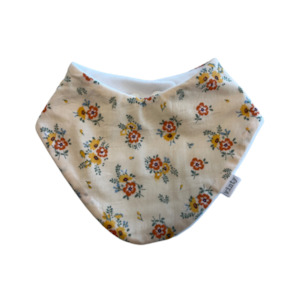 Vinty - Oatmeal Flower Bib