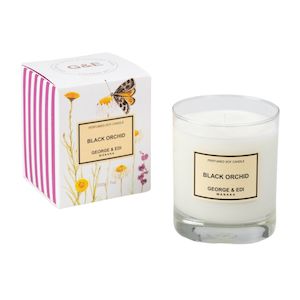 George & Edi Candle - Black Orchid