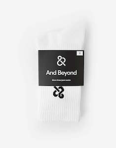 And Beyond Socks - White