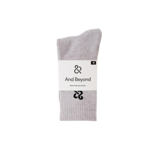 And Beyond Socks - Grey