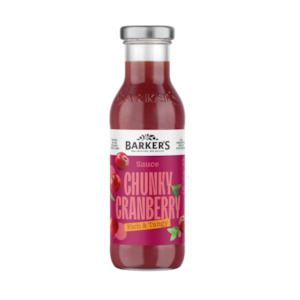 Grocery wholesaling: Barkers - Chunky Cranberry Sauce