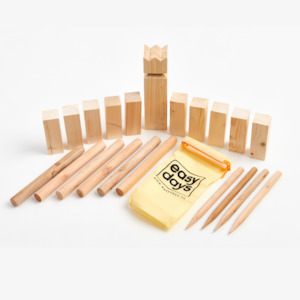 Wooden Kubb Set in Carry Bag